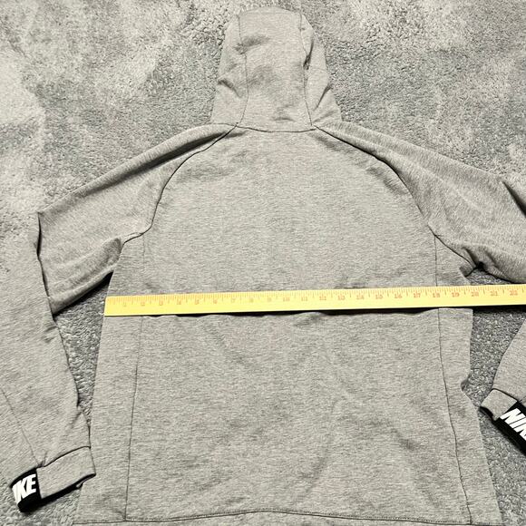 Nike Advance Full Zip Hoodie Jacket Mens Medium Pockets Fleece Gray 861742 Tech - Picture 5 of 9